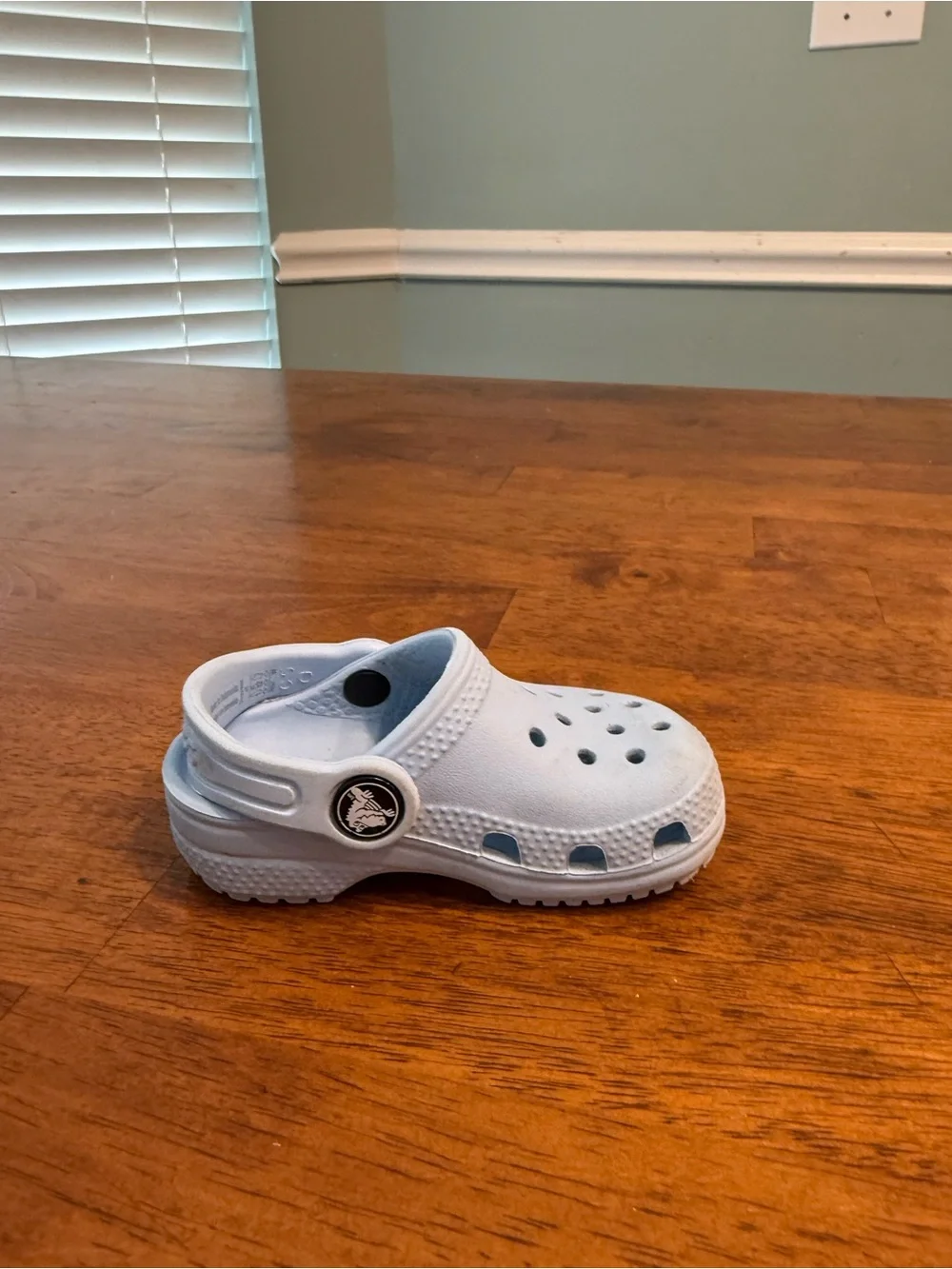 Crocs Classic Clogs Baby Toddler Size 5C Light Blue Water Shoes Slip On